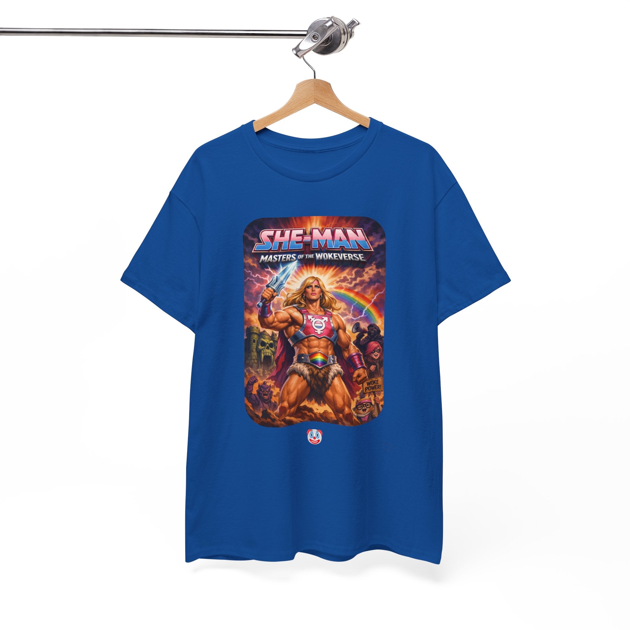 She-Man Masters of the Wokeverse T-Shirt – By the Power of the Pork Sword