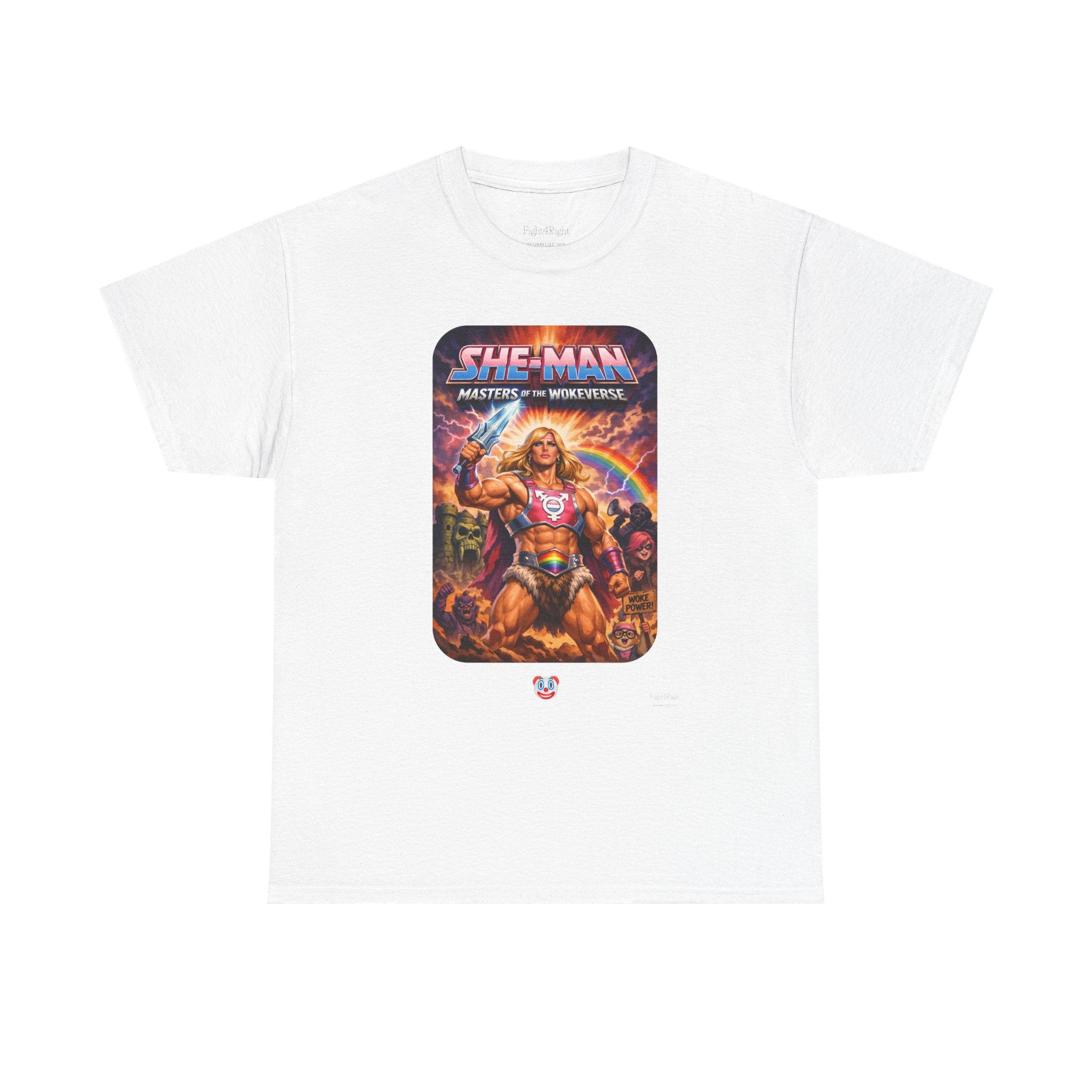 She-Man Masters of the Wokeverse T-Shirt – By the Power of the Pork Sword