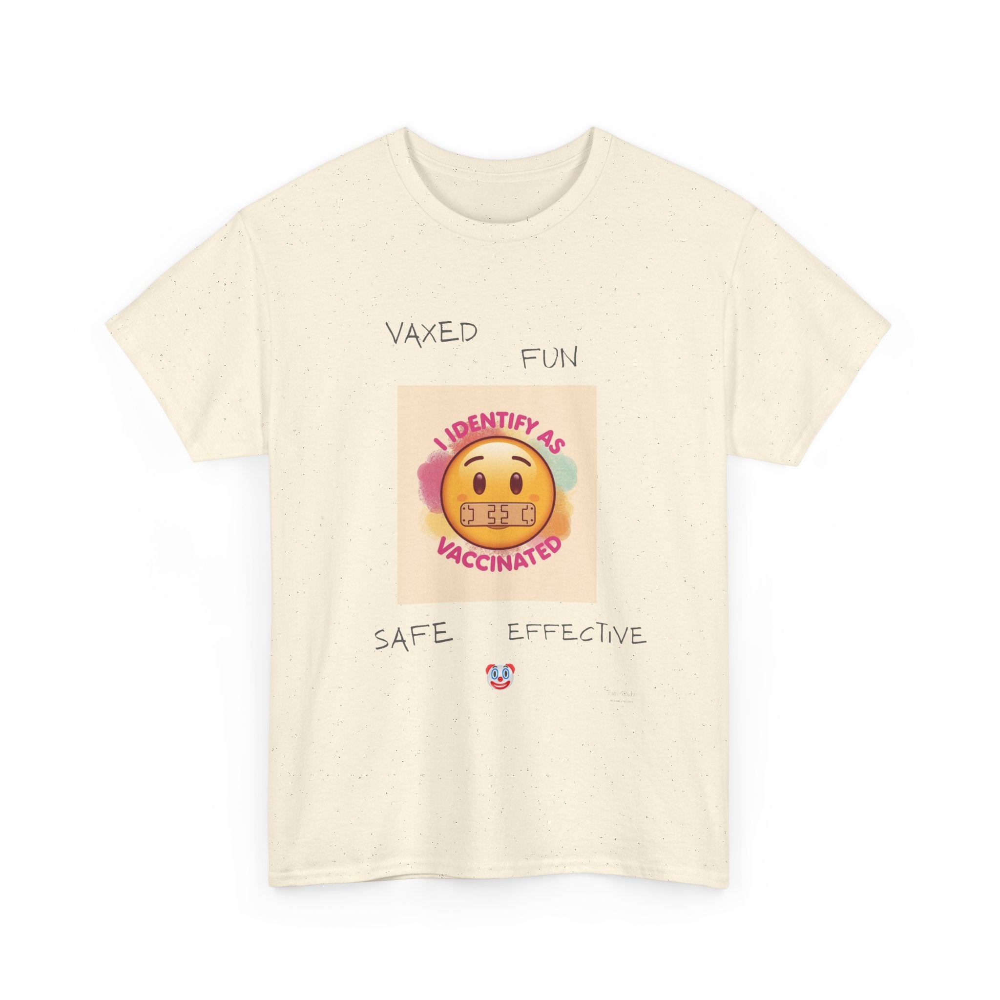 I Identify As Vaccinated – Funny Anti-Mandate Satire T-Shirt