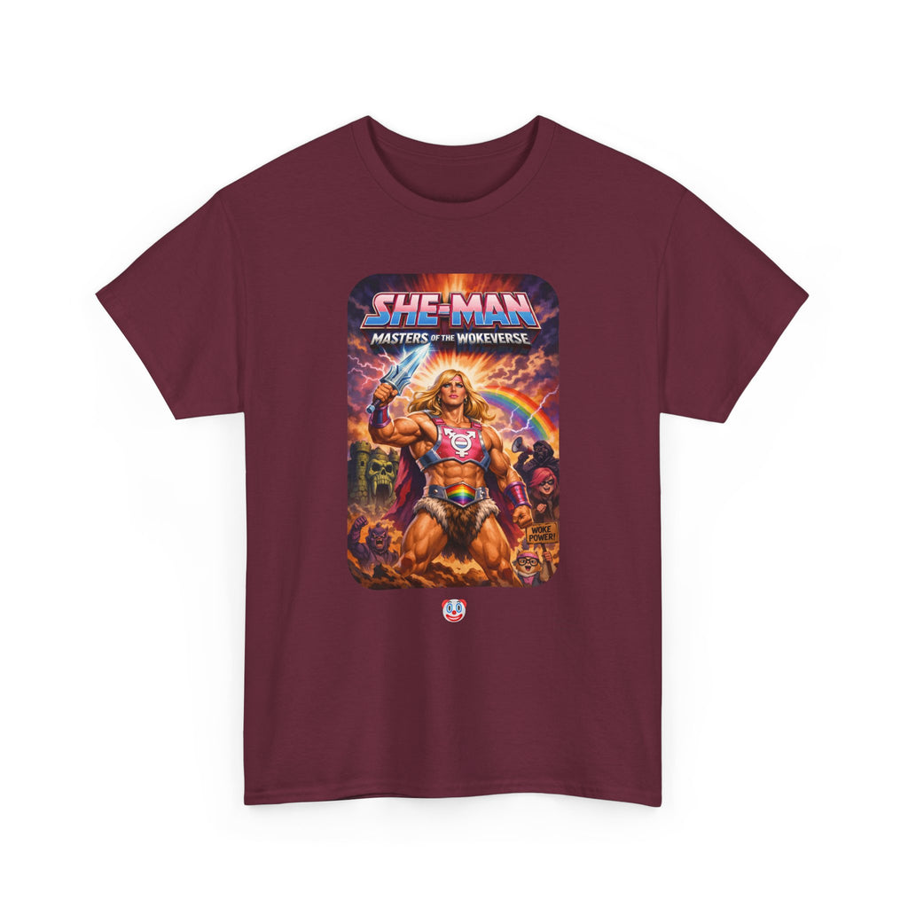 She-Man Masters of the Wokeverse T-Shirt – By the Power of the Pork Sword
