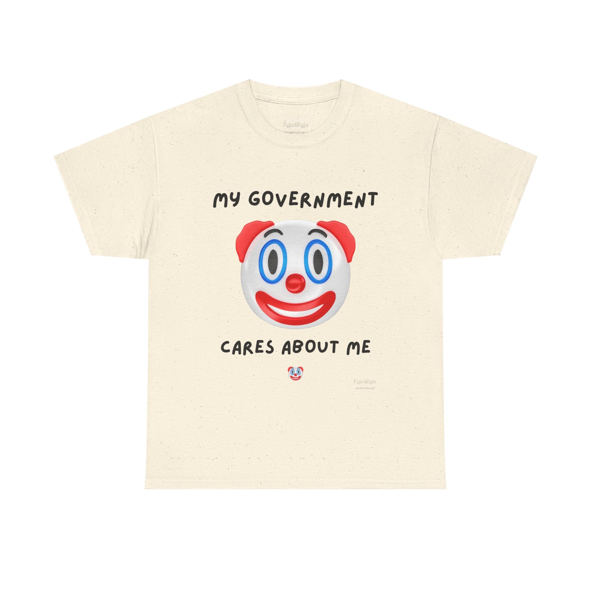 My Government Cares About Me T-Shirt – Sarcastic Anti-Government Satire Tee