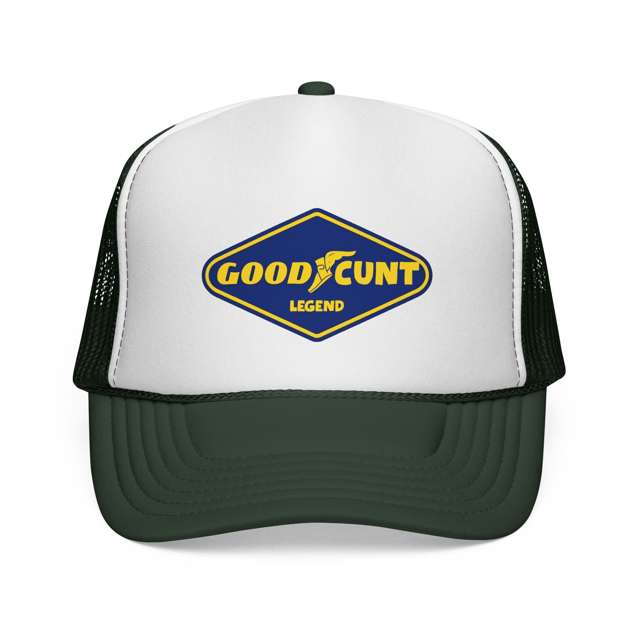 Trucker Cap — 'Good Cunt Legend' Vintage Logo Mesh Hat