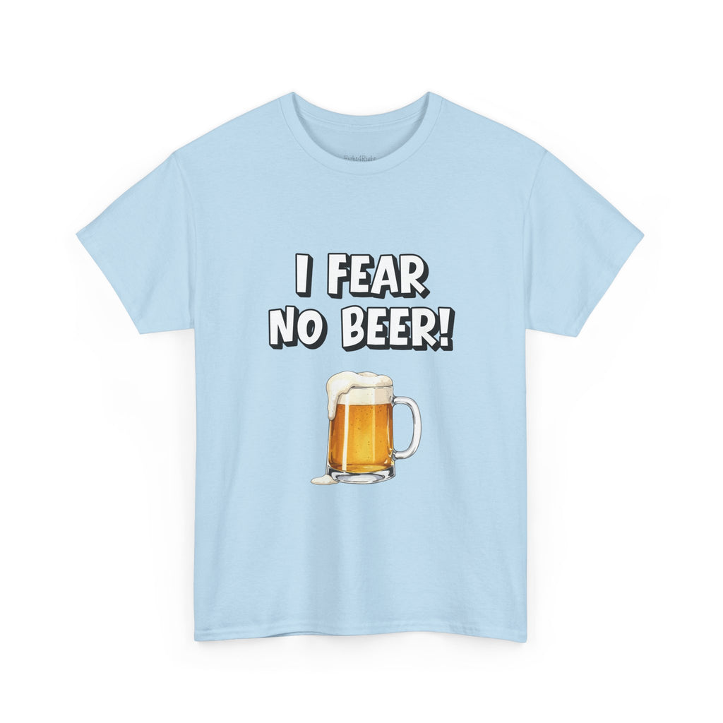I Fear No Beer T-Shirt – Funny Beer Mug Graphic Tee for Beer Lovers