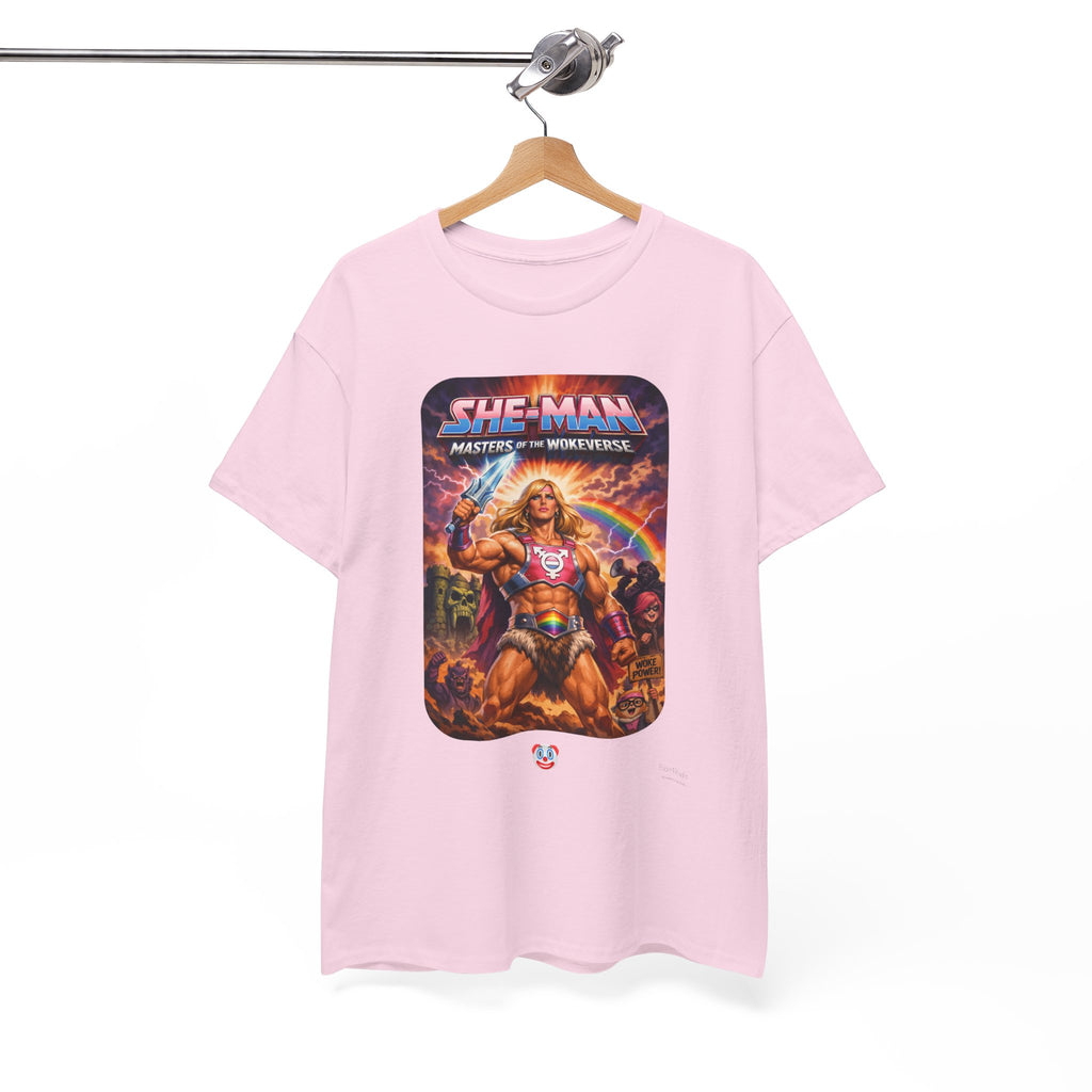 She-Man Masters of the Wokeverse T-Shirt – By the Power of the Pork Sword