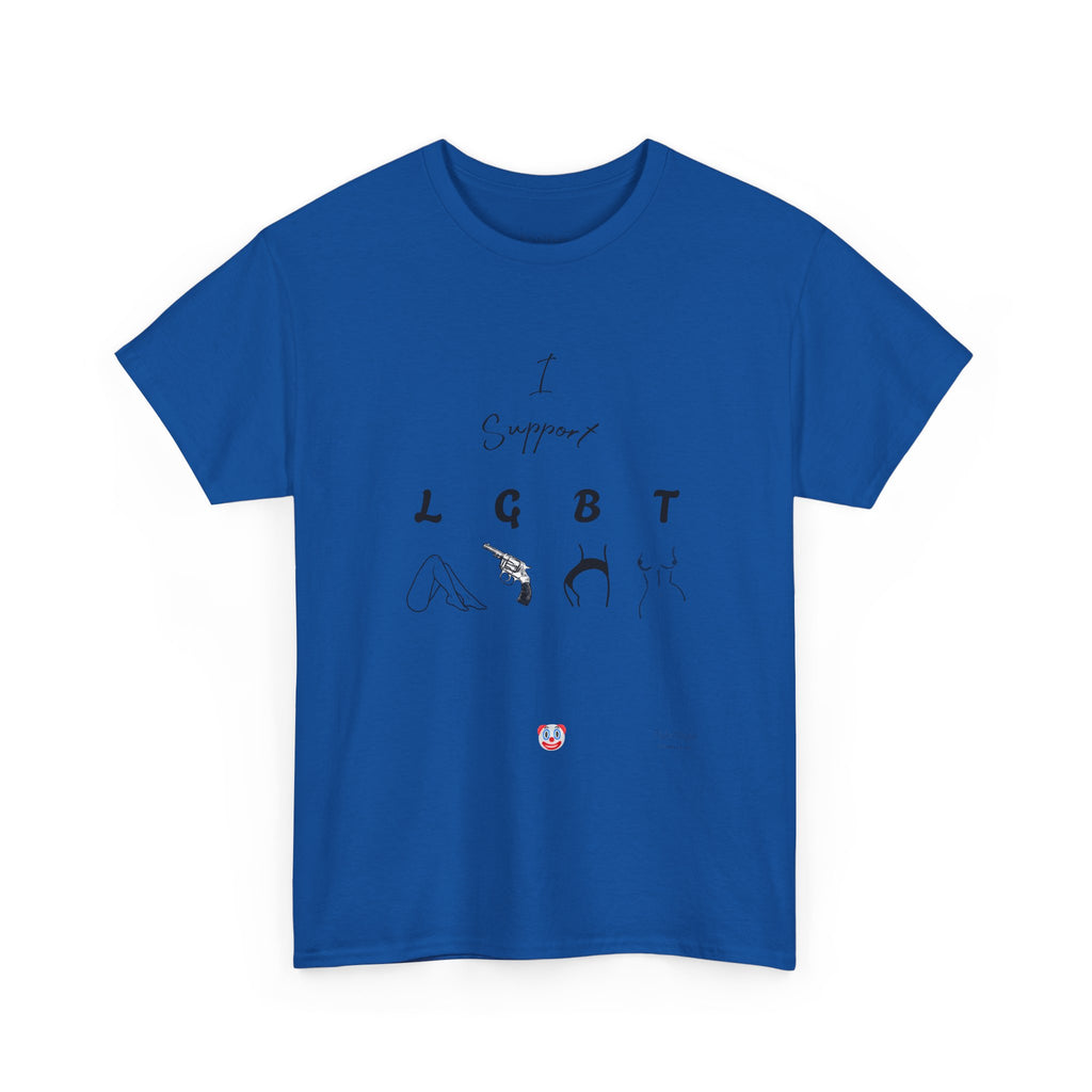 I SUPPORT LGBT T-Shirt | Cheeky Aussie Visual Pun