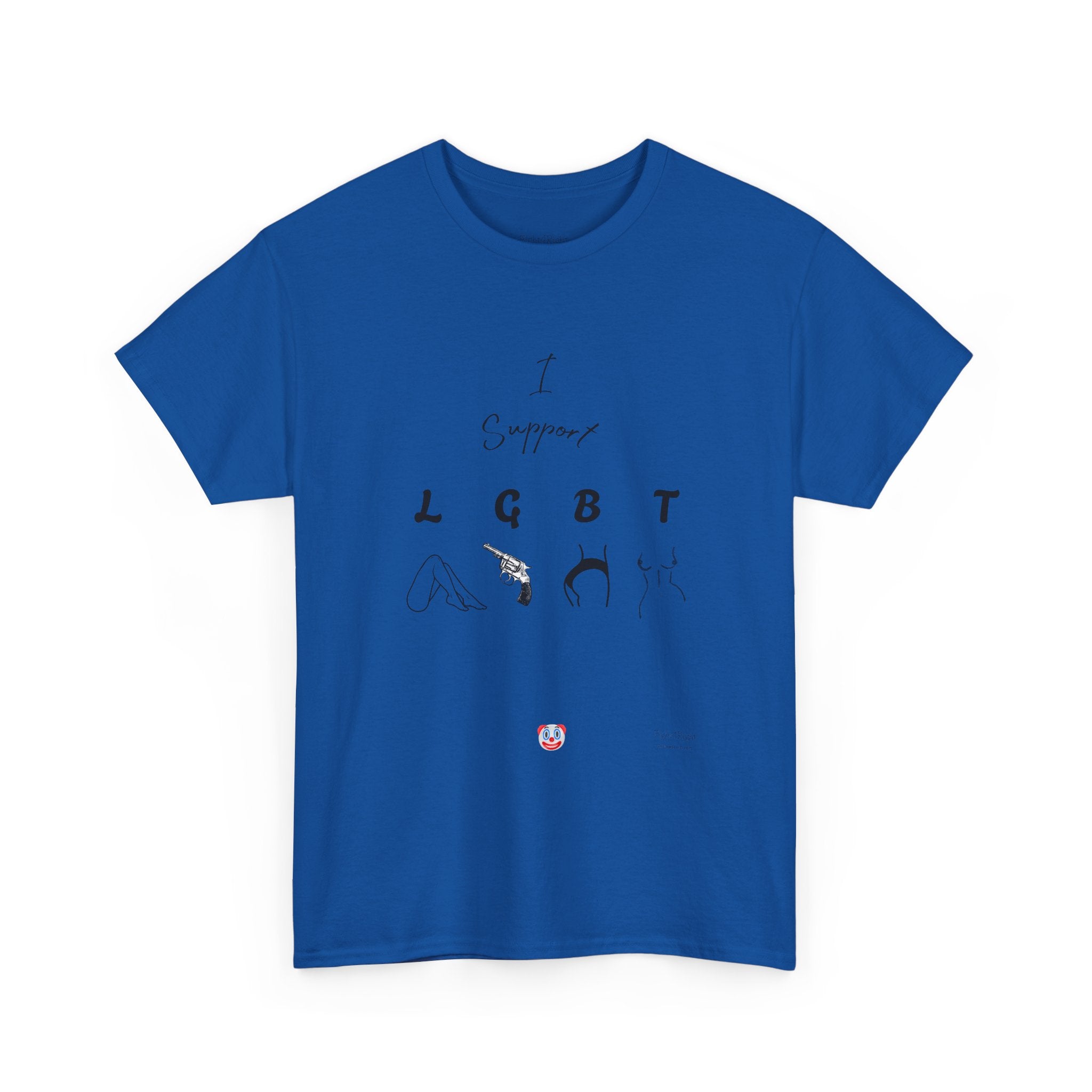 I SUPPORT LGBT T-Shirt | Cheeky Aussie Visual Pun