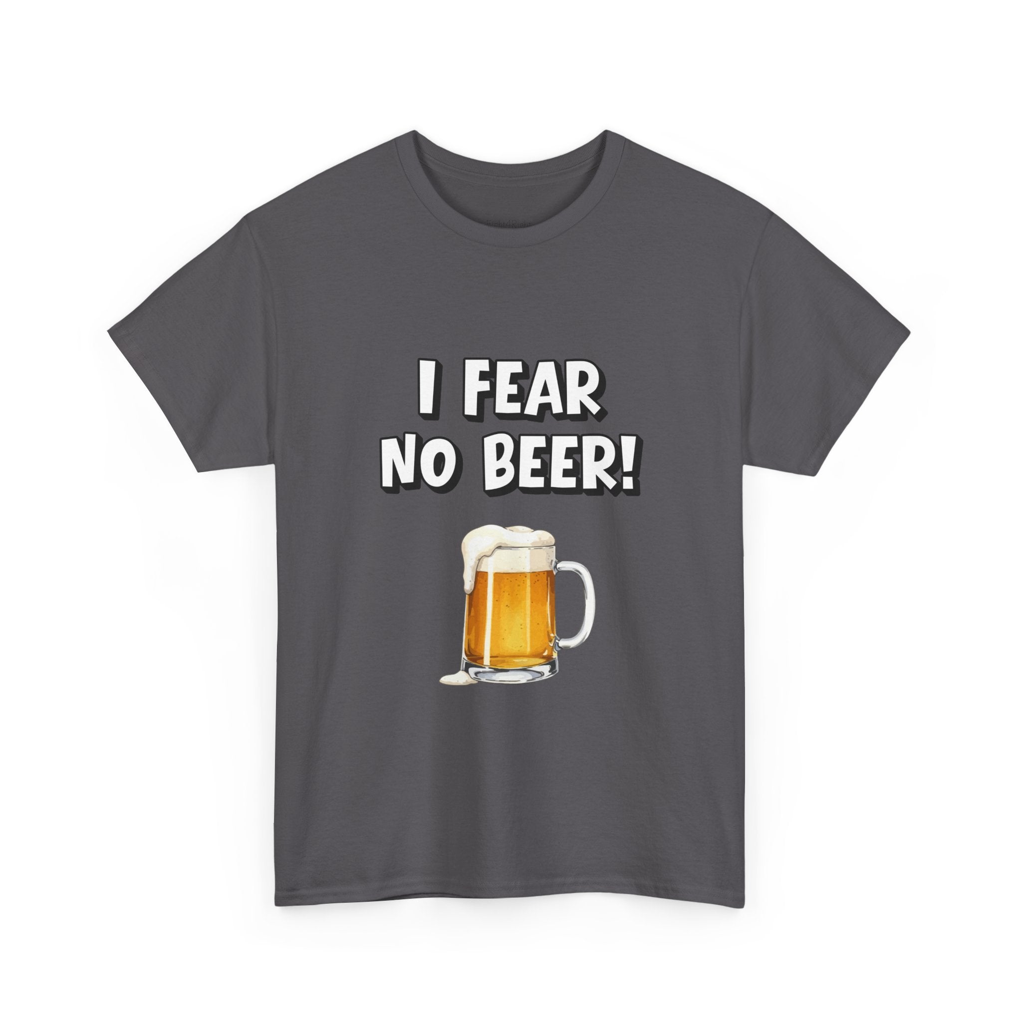 I Fear No Beer T-Shirt – Funny Beer Mug Graphic Tee for Beer Lovers