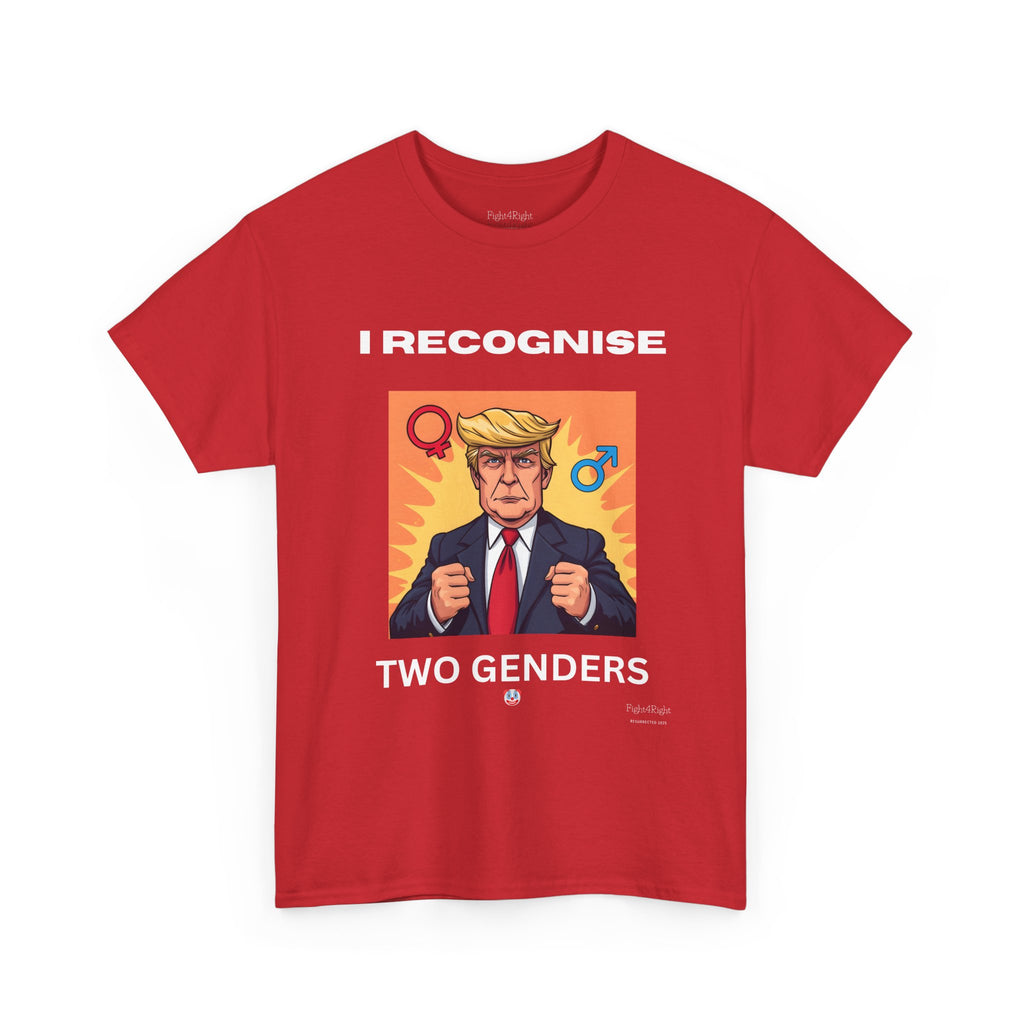 Trump: I Recognize 2 Genders Political Satire Tee