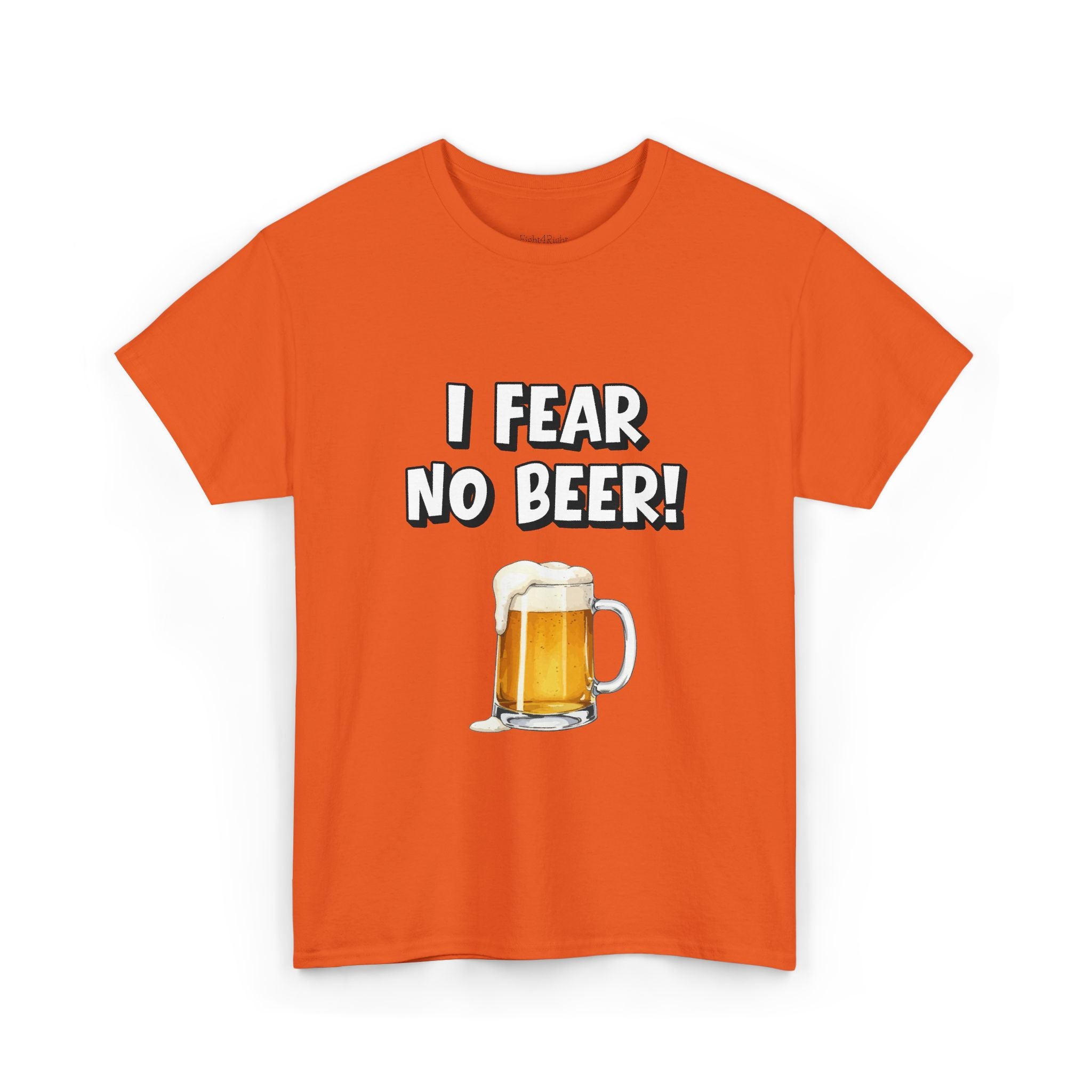 I Fear No Beer T-Shirt – Funny Beer Mug Graphic Tee for Beer Lovers