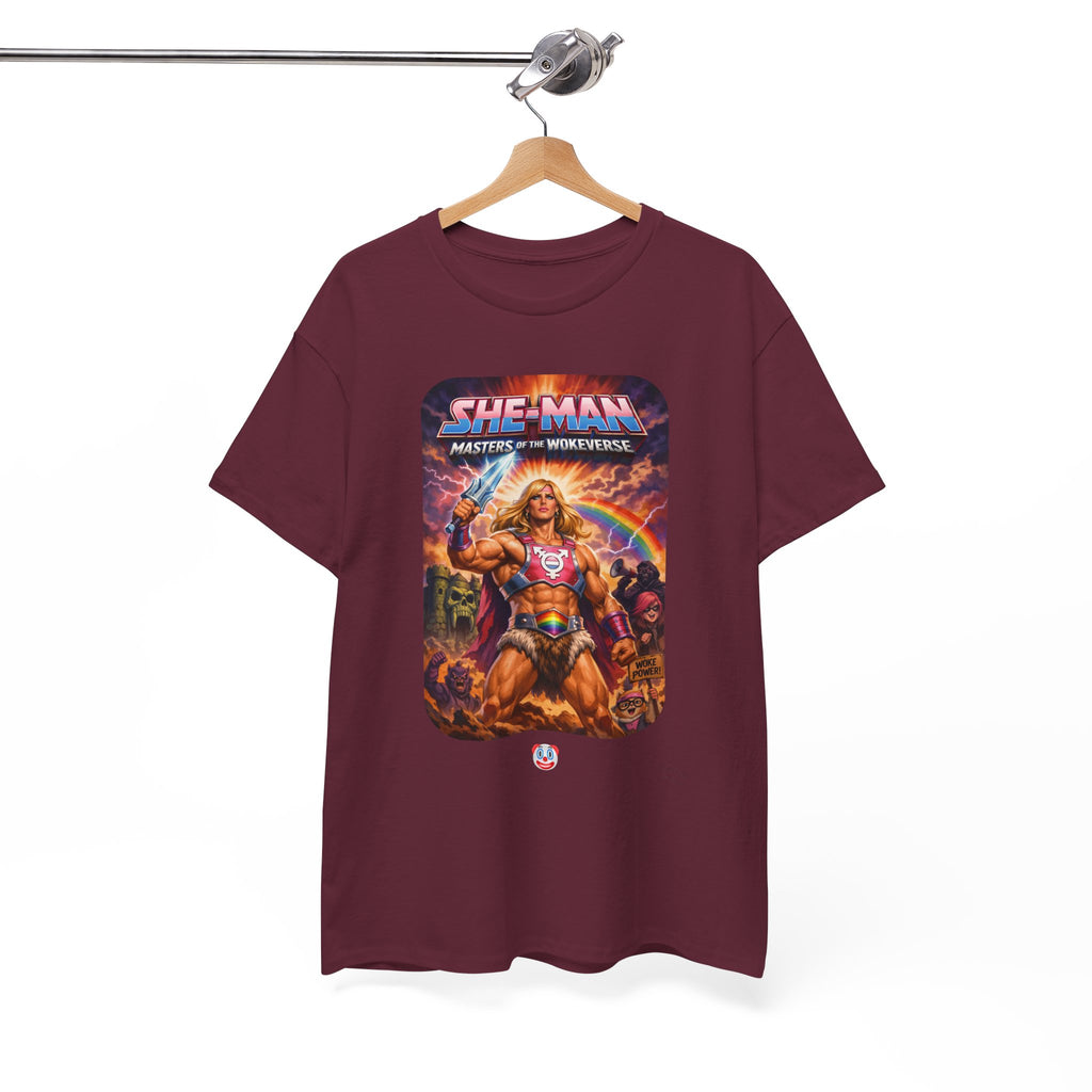 She-Man Masters of the Wokeverse T-Shirt – By the Power of the Pork Sword