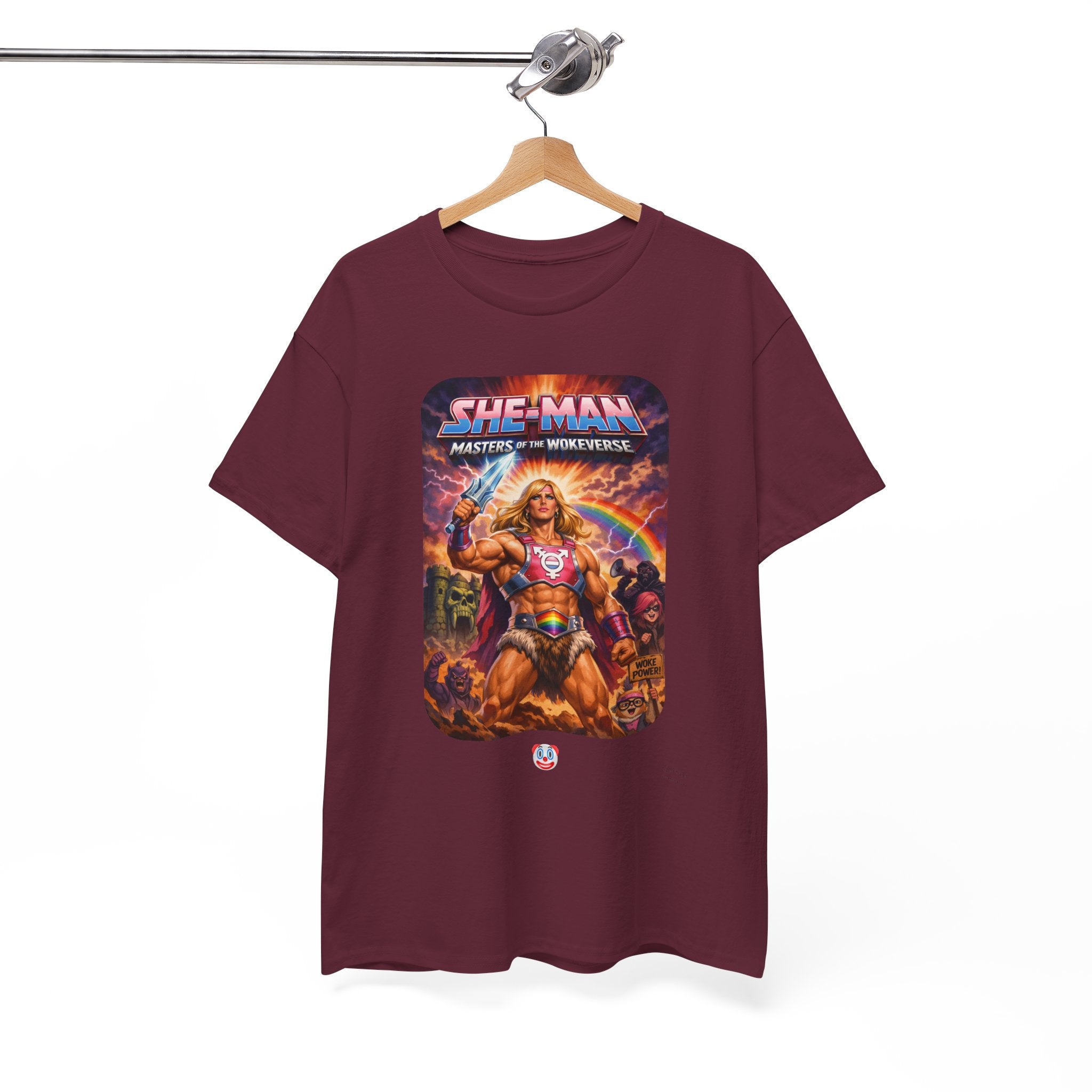 She-Man Masters of the Wokeverse T-Shirt – By the Power of the Pork Sword