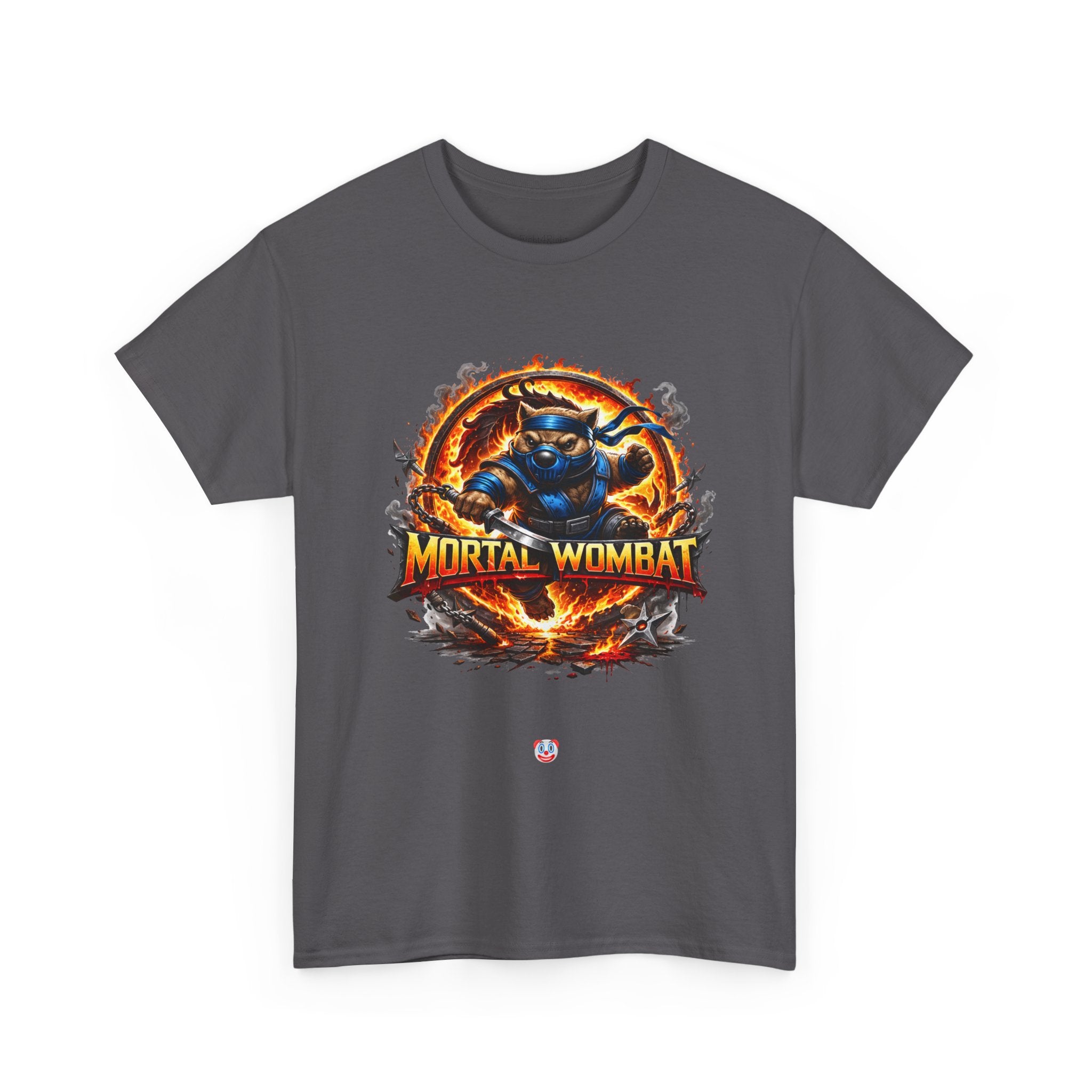 Mortal Wombat T-Shirt | Aussie Fighting Game Parody