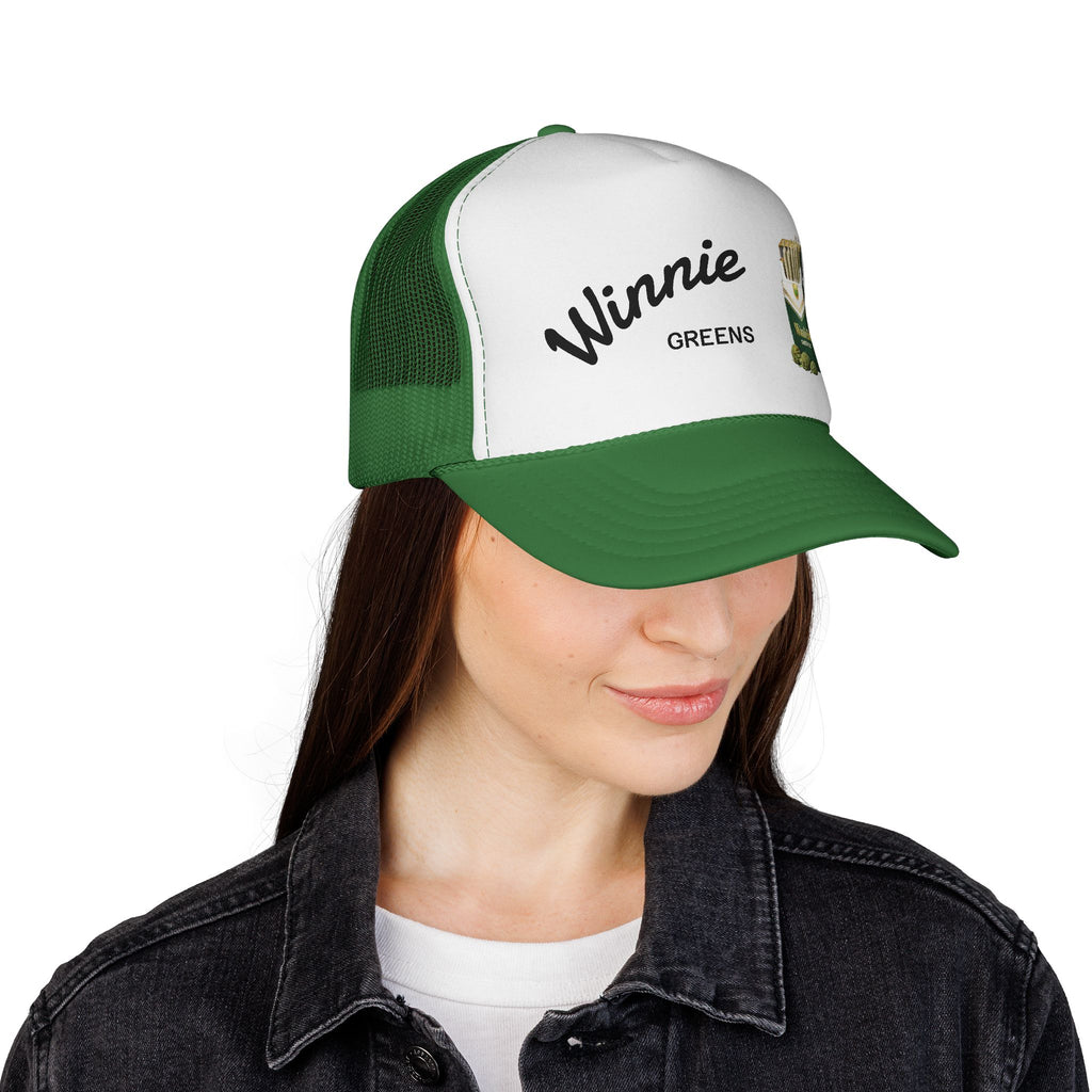 Trucker Cap — "Winnie Greens" Vintage Cigarette Pack Design