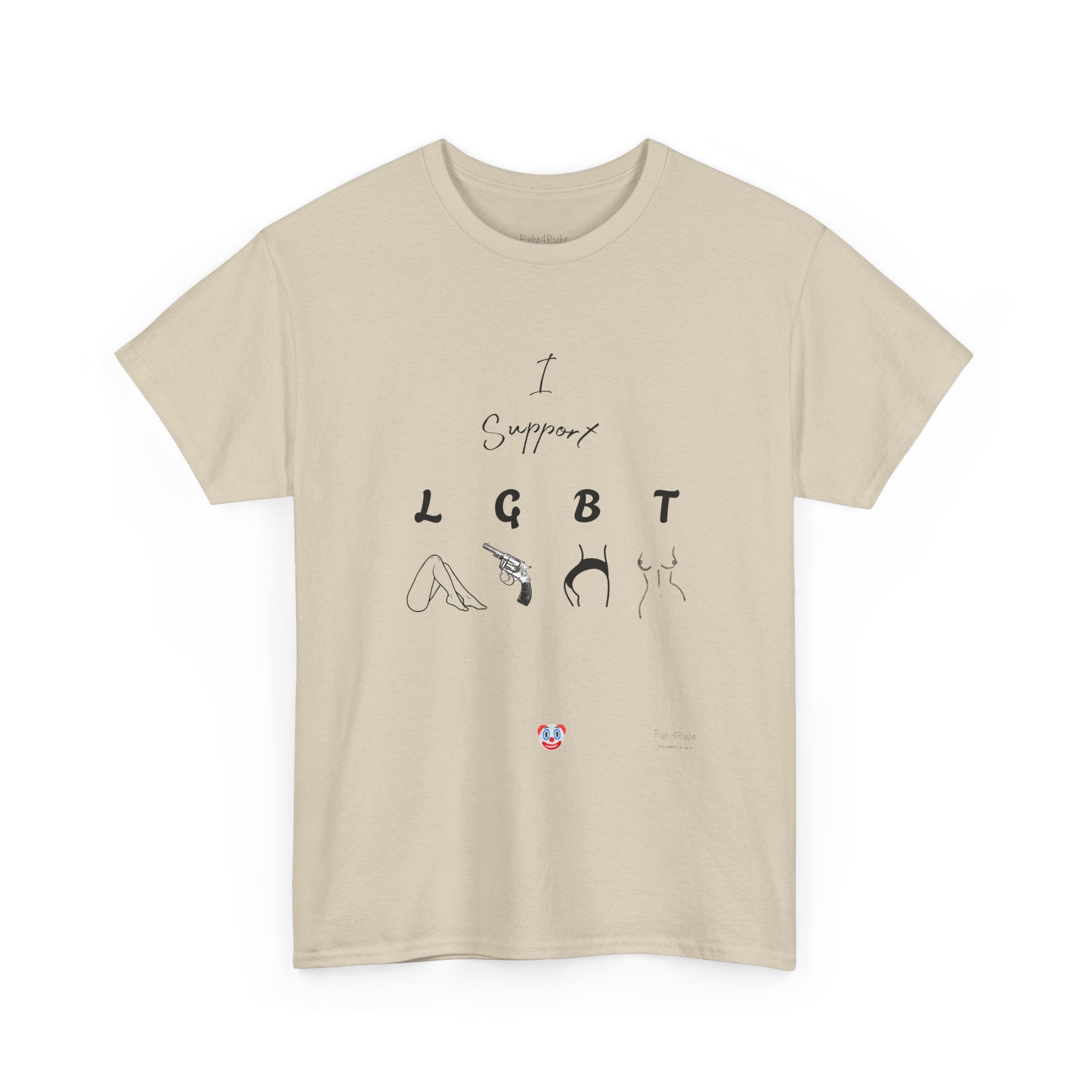 I SUPPORT LGBT T-Shirt | Cheeky Aussie Visual Pun