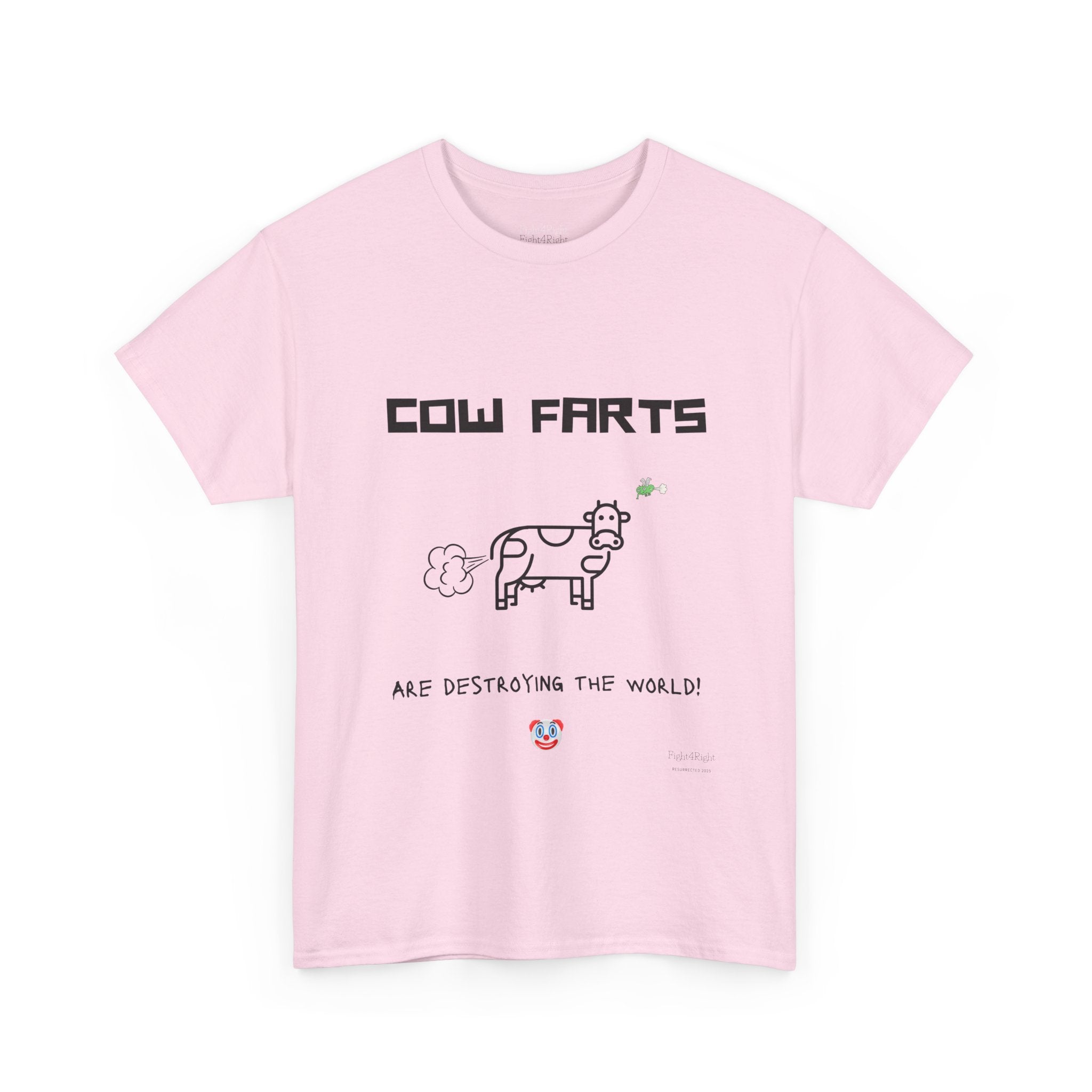 Cow Farts Are Destroying the World T-Shirt – Funny Climate Satire Tee