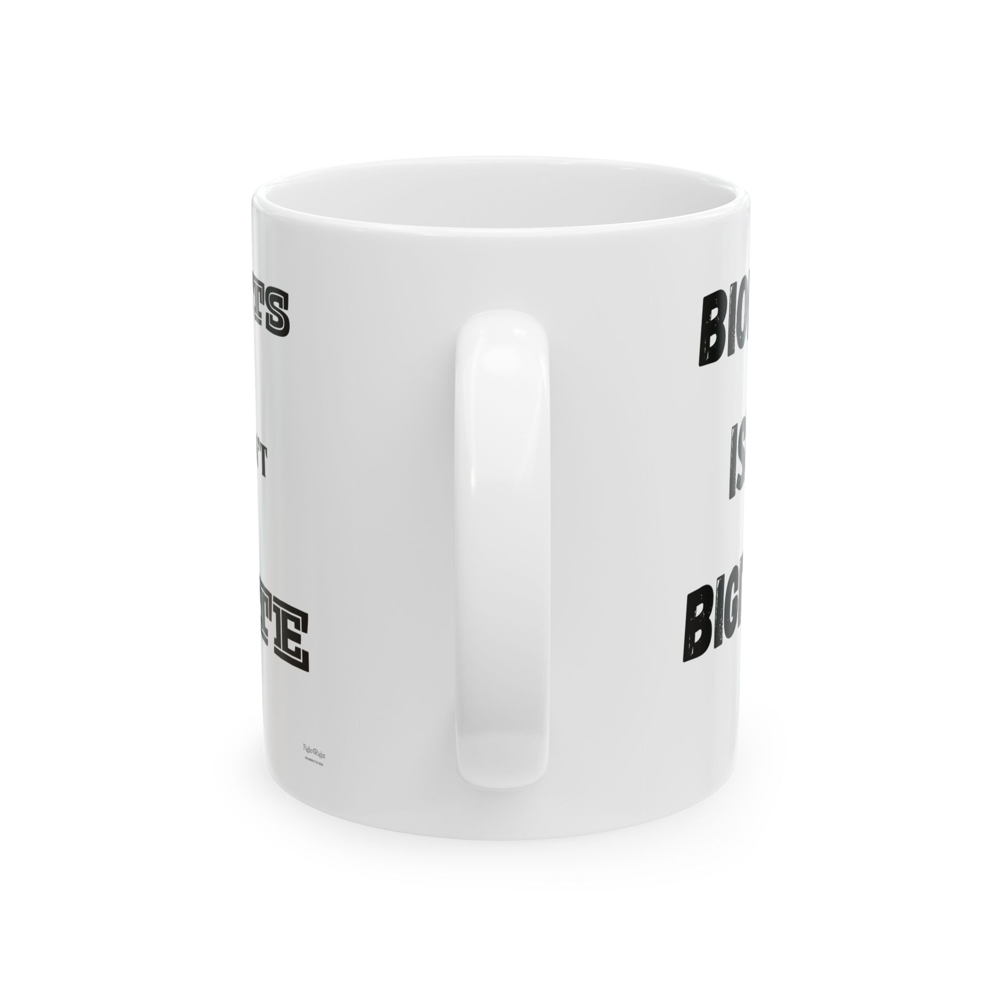 Double-Sided Reality Mug – Biology Isn’t Bigotry / Facts Aren’t Hate