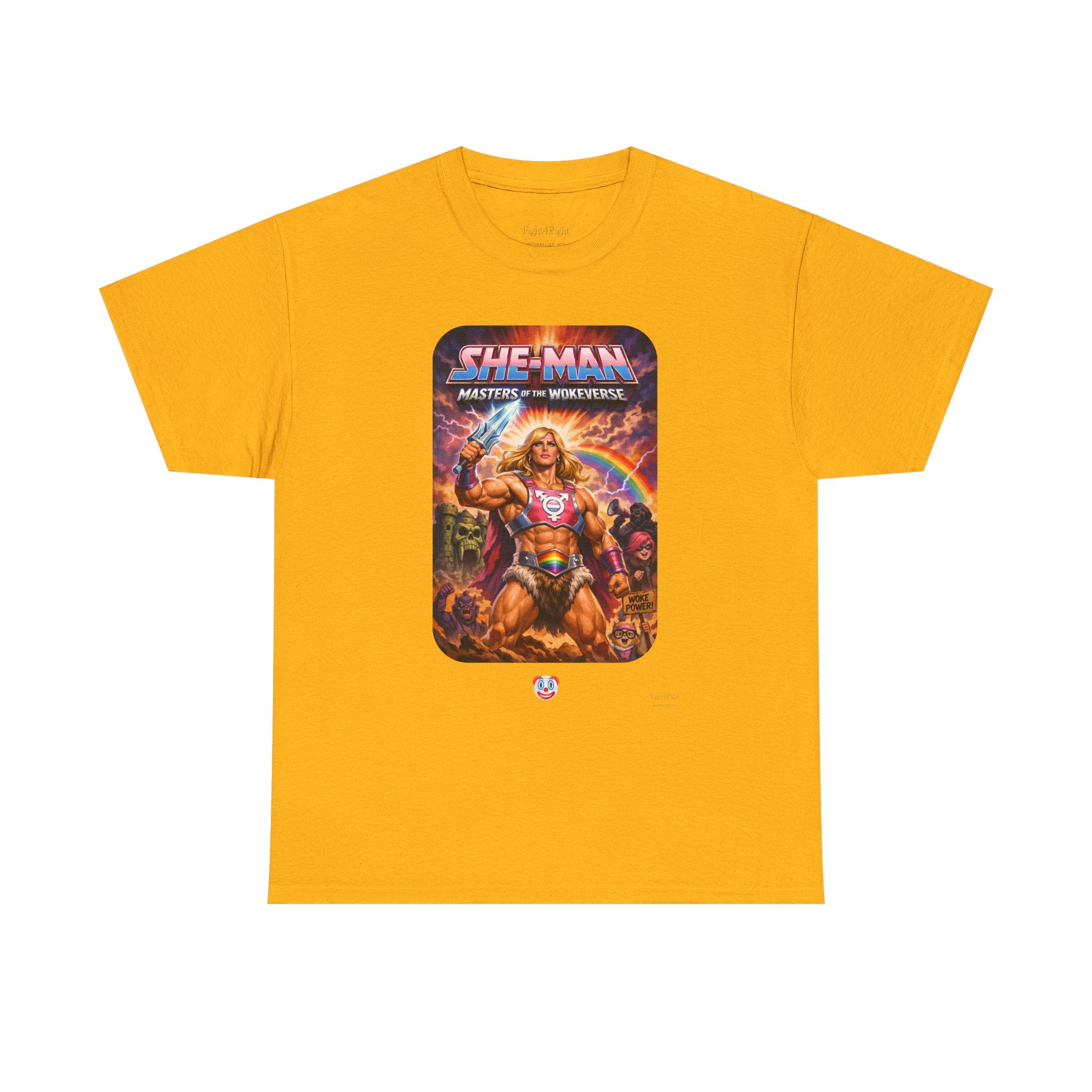 She-Man Masters of the Wokeverse T-Shirt – By the Power of the Pork Sword
