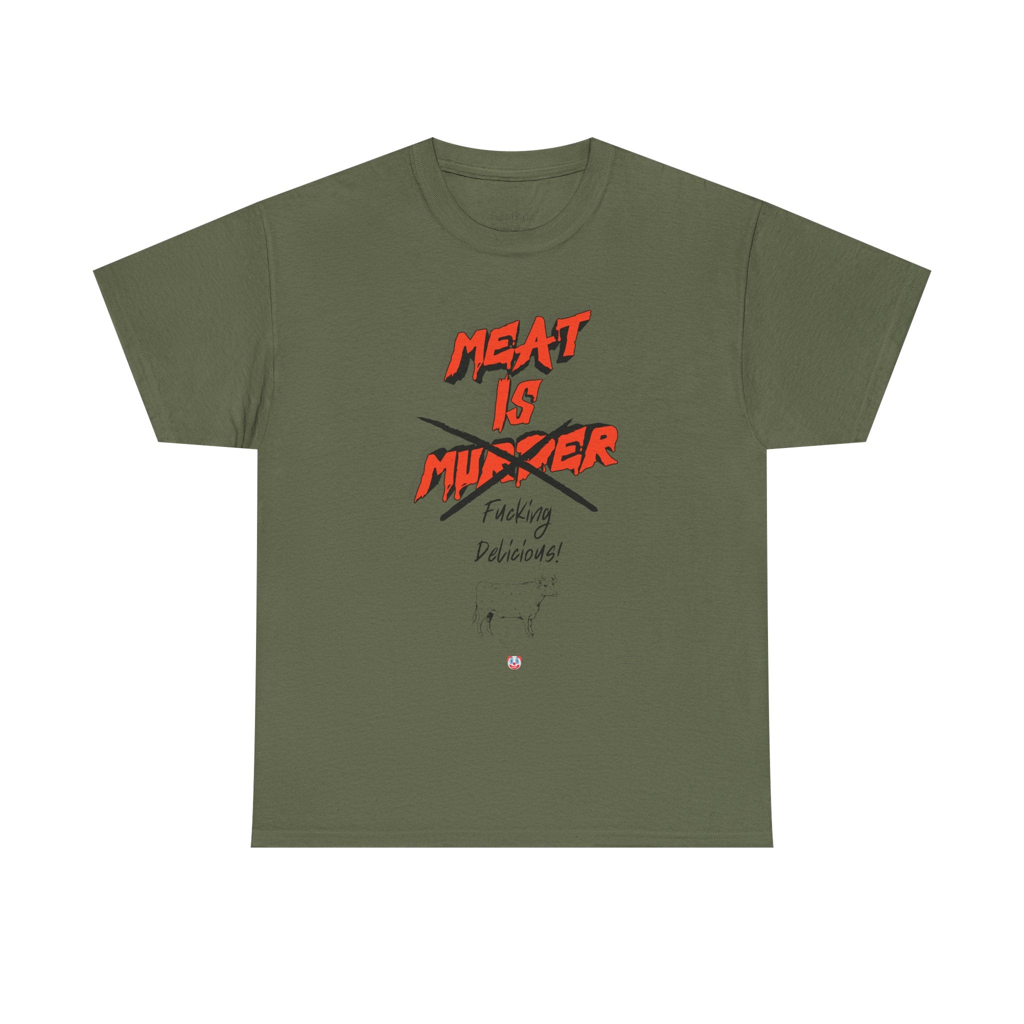 MEAT IS MURDER — F*CKING DELICIOUS T-Shirt | Aussie BBQ Satire