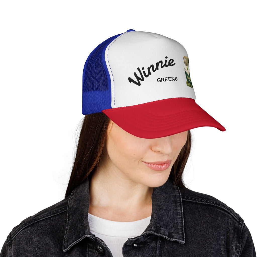 Trucker Cap — "Winnie Greens" Vintage Cigarette Pack Design