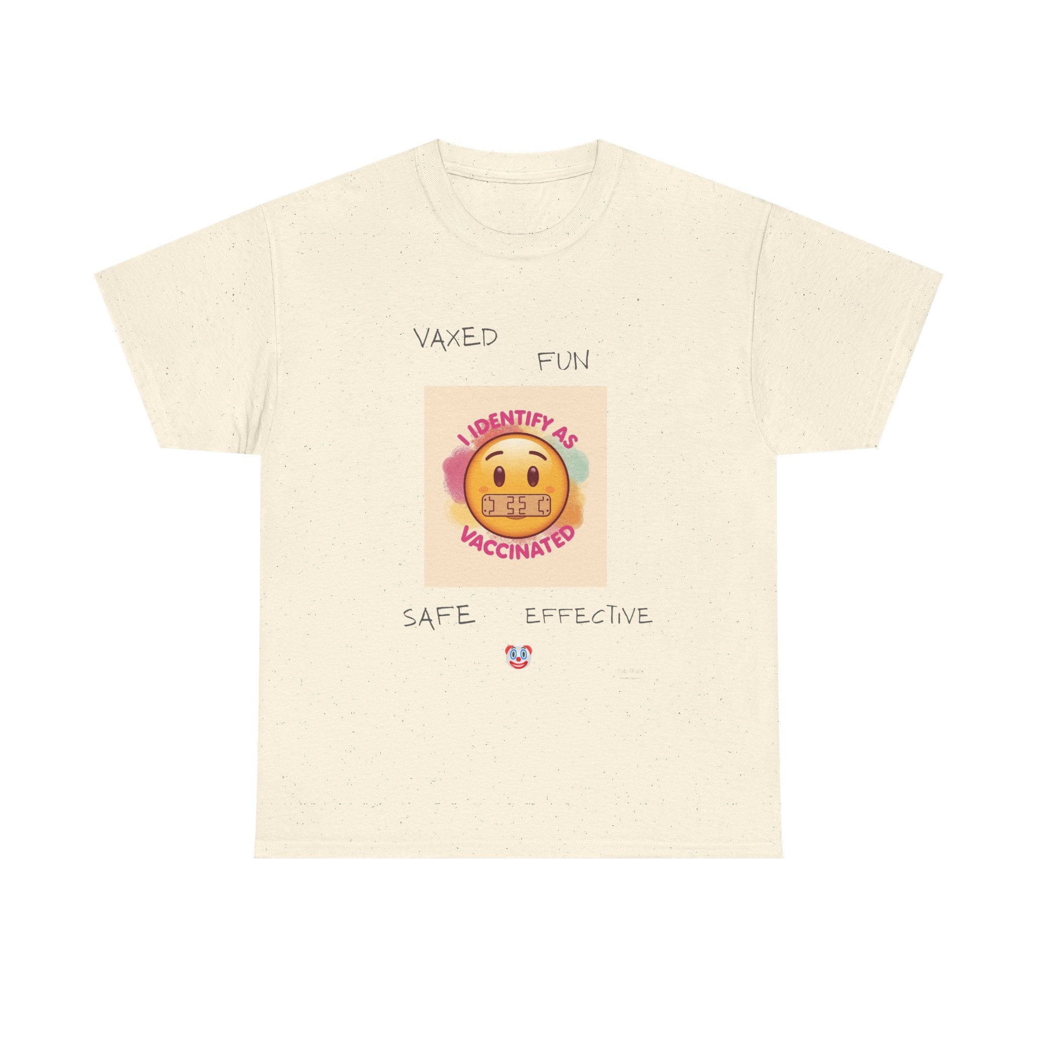 I Identify As Vaccinated – Funny Anti-Mandate Satire T-Shirt