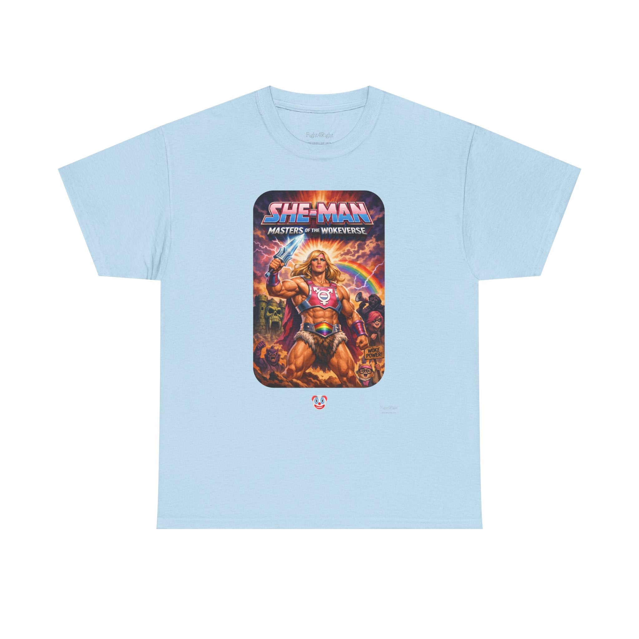 She-Man Masters of the Wokeverse T-Shirt – By the Power of the Pork Sword
