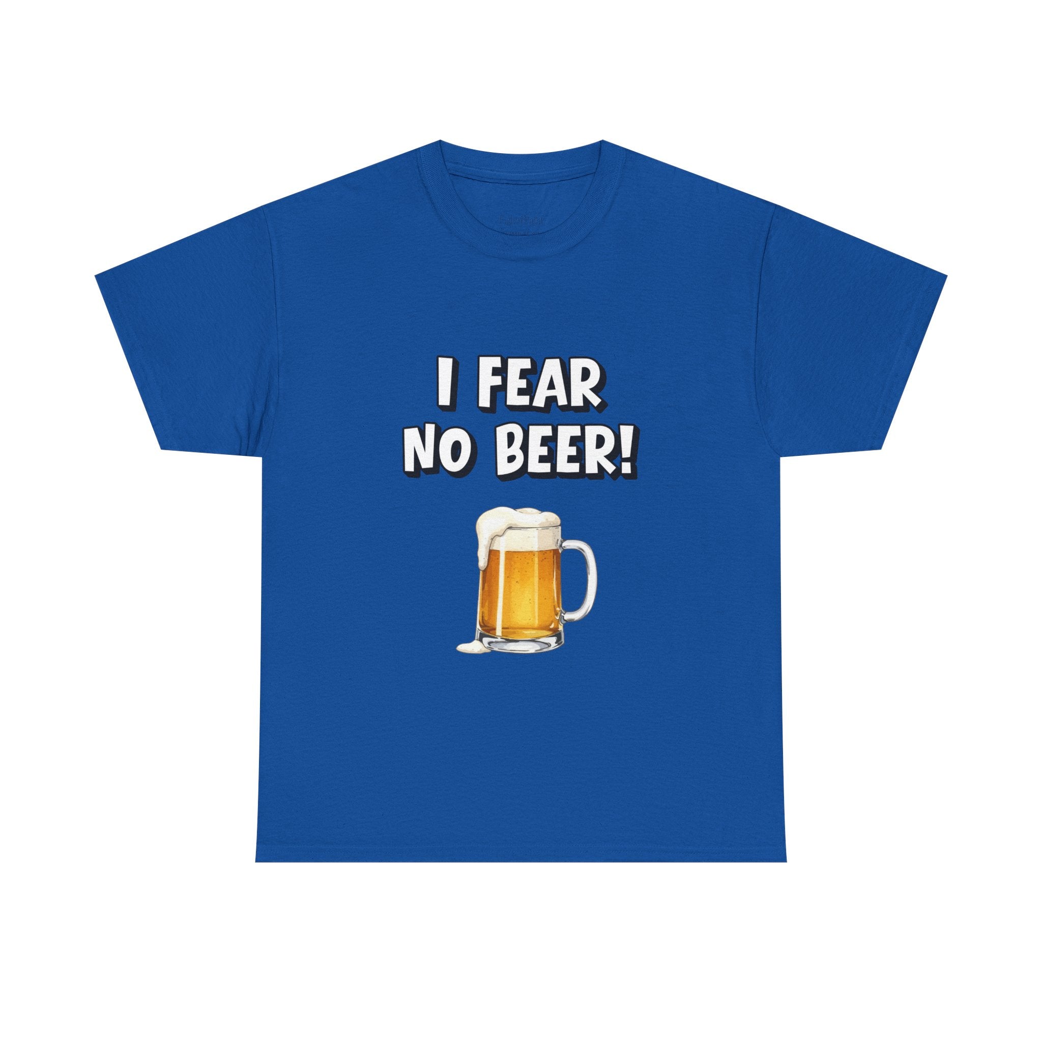 I Fear No Beer T-Shirt – Funny Beer Mug Graphic Tee for Beer Lovers