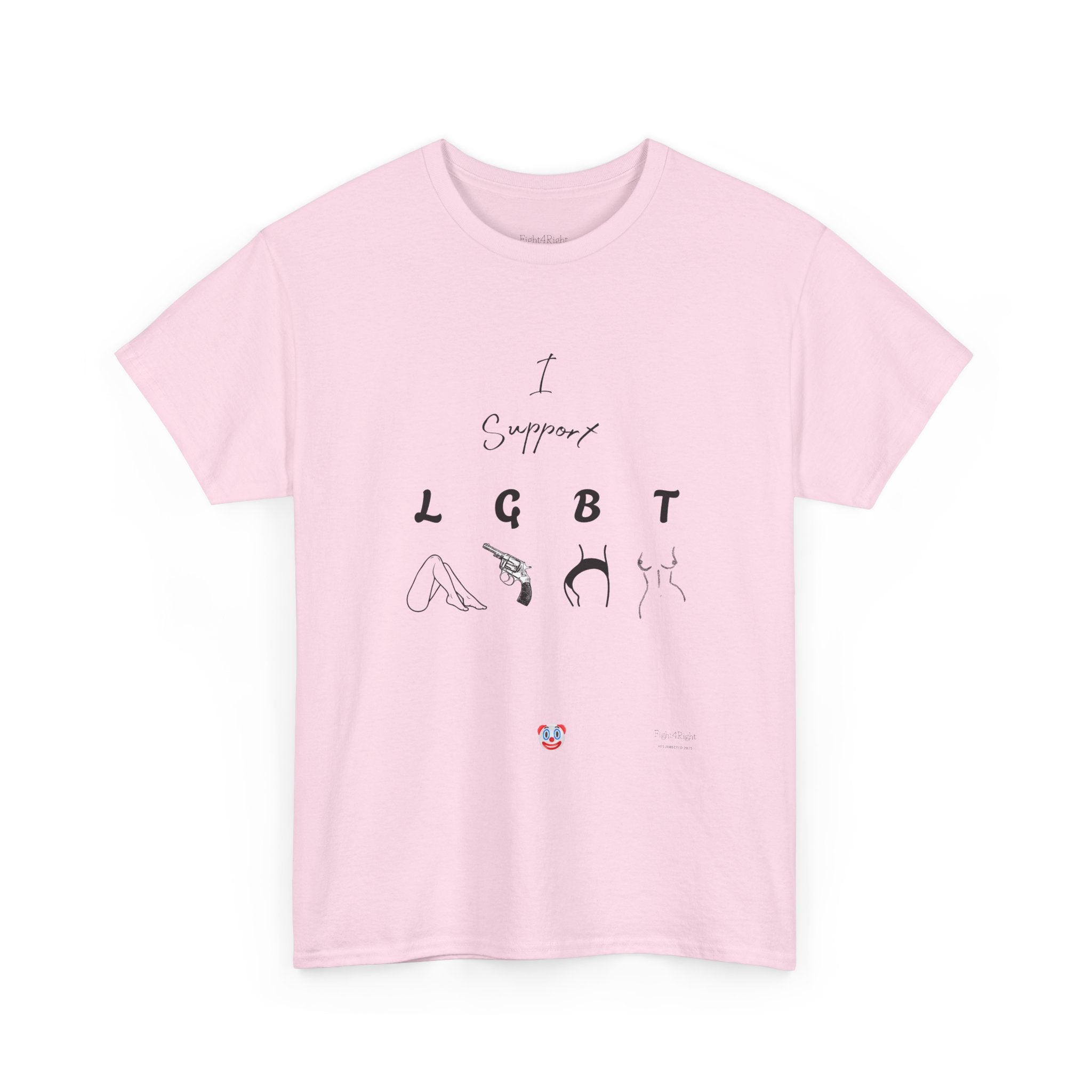 I SUPPORT LGBT T-Shirt | Cheeky Aussie Visual Pun