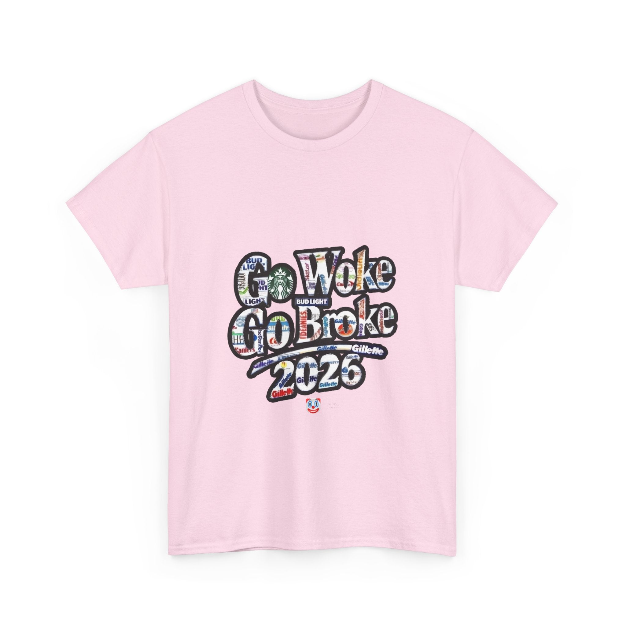 Go Woke Go Broke 2026 T-Shirt – Corporate Satire & Dark Humour Tee