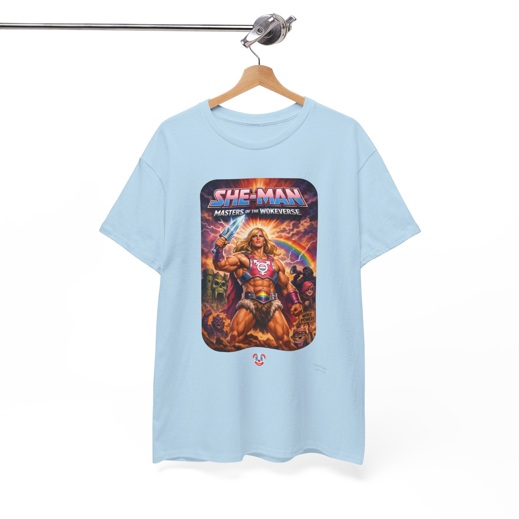 She-Man Masters of the Wokeverse T-Shirt – By the Power of the Pork Sword