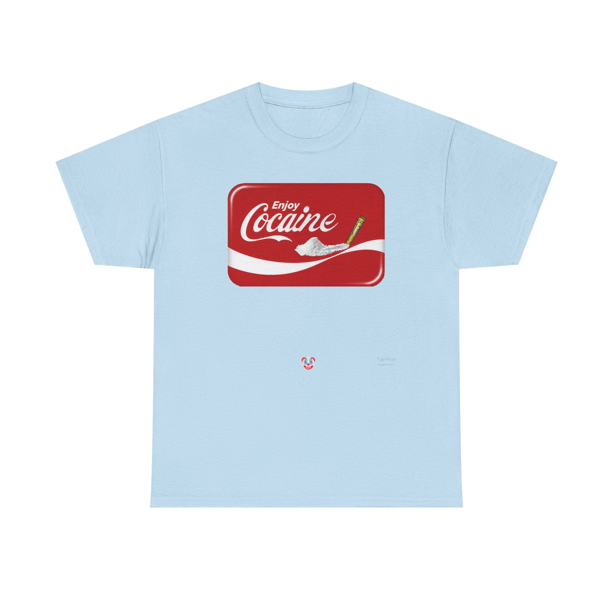 T-Shirt — 'Enjoy Cocaine' Parody Logo Tee