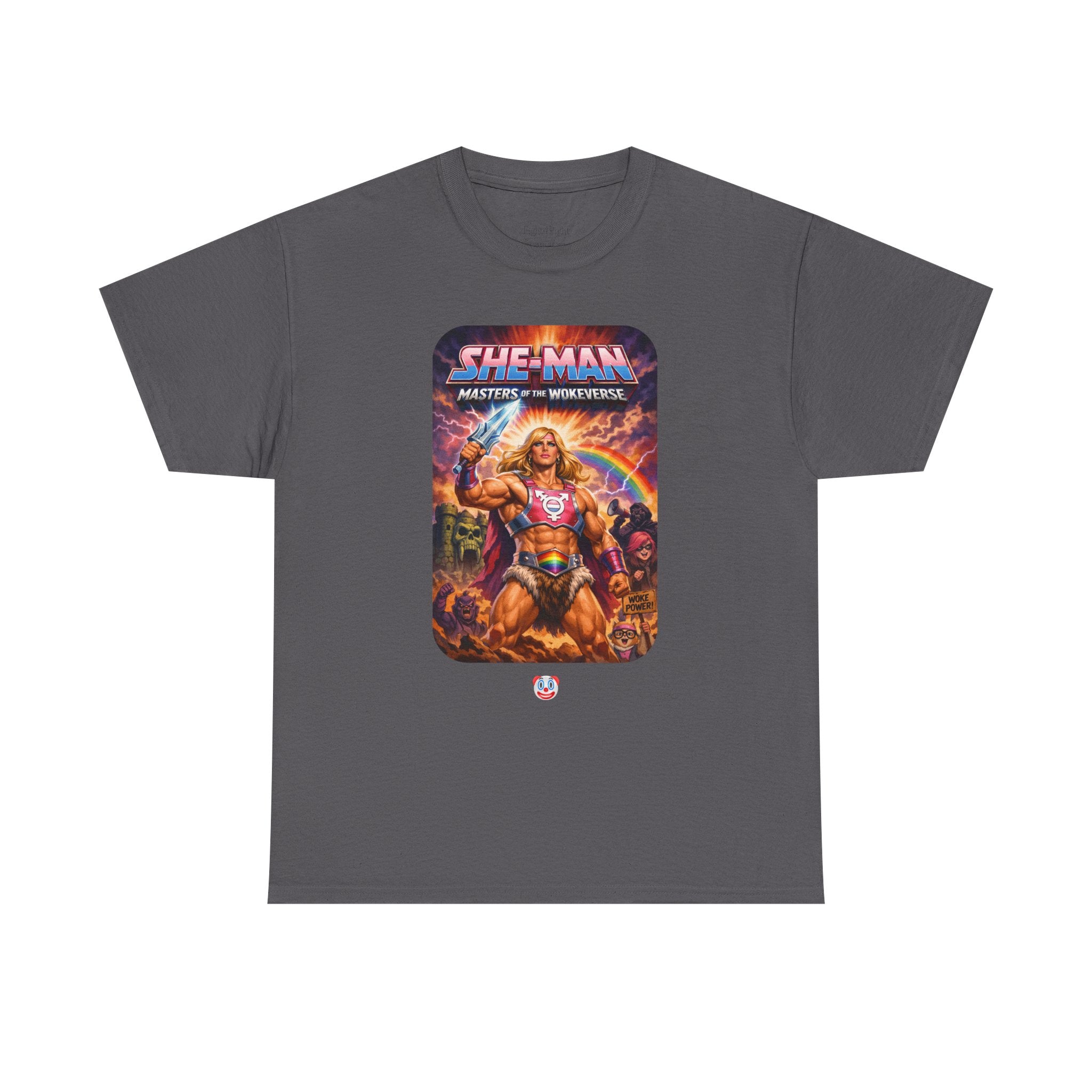 She-Man Masters of the Wokeverse T-Shirt – By the Power of the Pork Sword