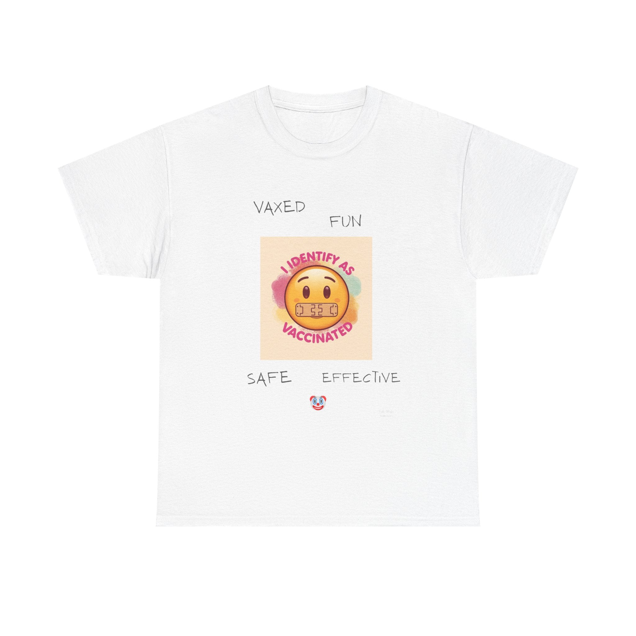 I Identify As Vaccinated – Funny Anti-Mandate Satire T-Shirt