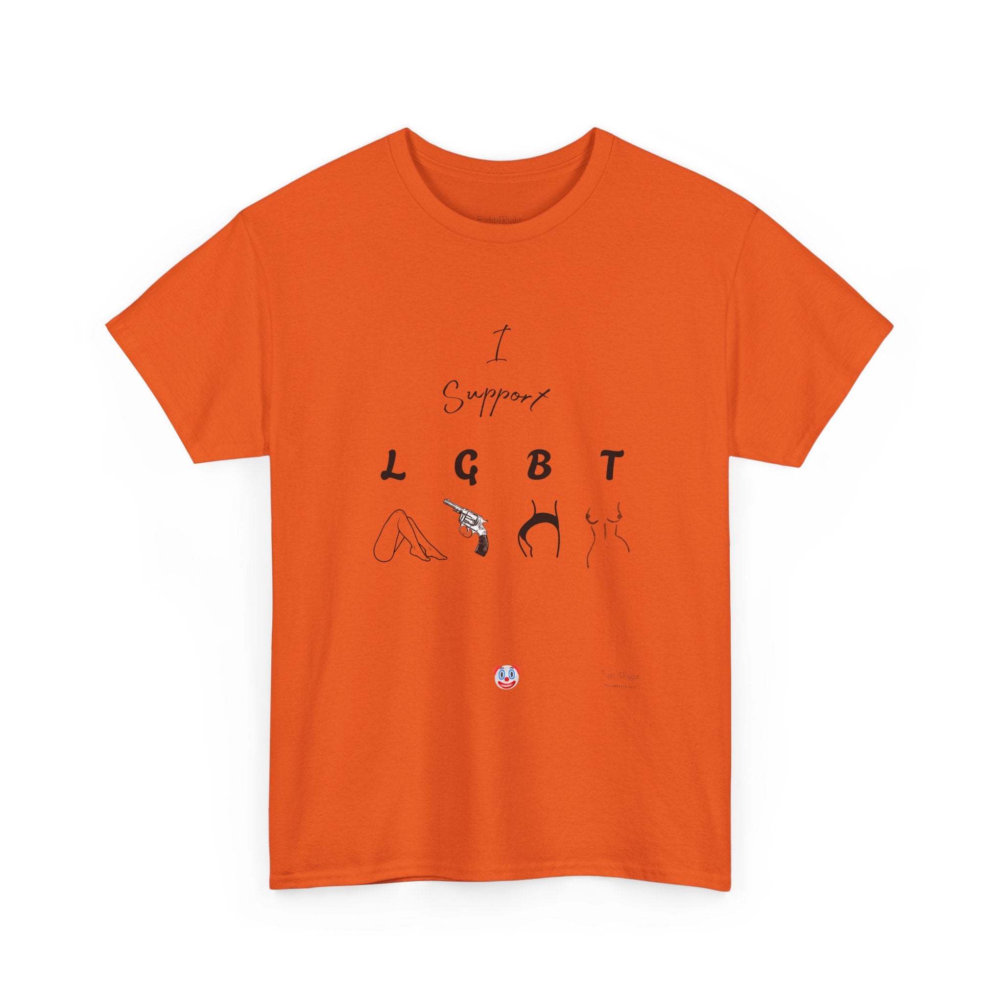 I SUPPORT LGBT T-Shirt | Cheeky Aussie Visual Pun