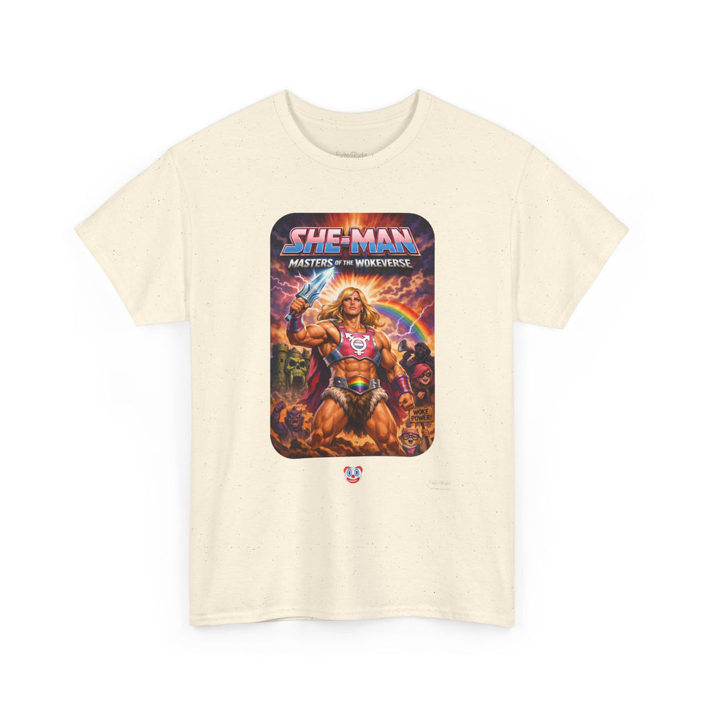 She-Man Masters of the Wokeverse T-Shirt – By the Power of the Pork Sword